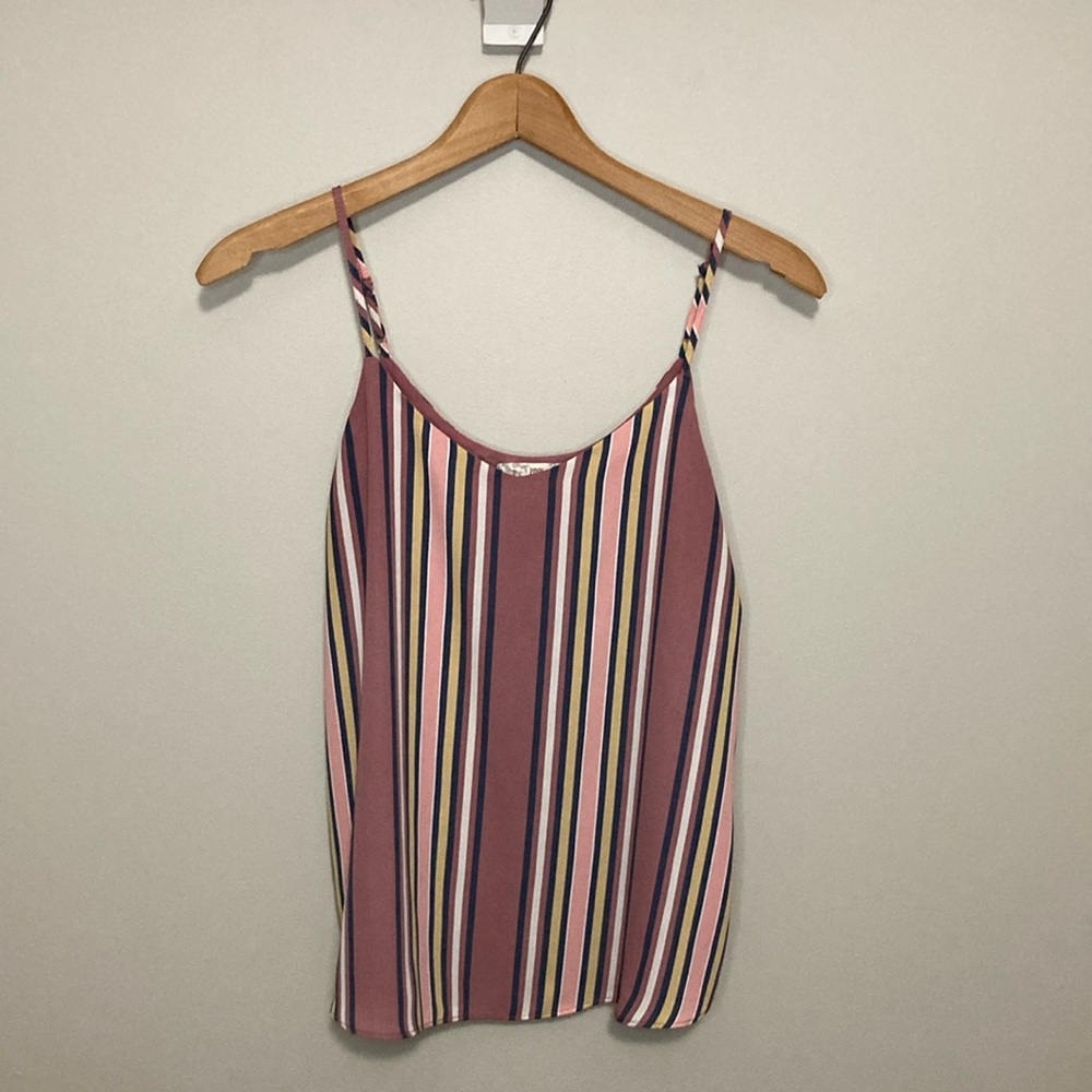 Pink Republic, Size Small, Polyester Striped Tank Top Cami